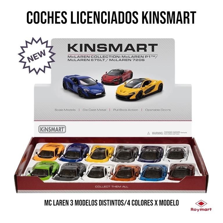 COCHE MCLAREN COLLECTION COLALEATORIOS KE-5449