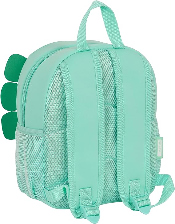 MOCHILA NEOPRENO SAFTA "DINOSAURIO" 20x25x9cm