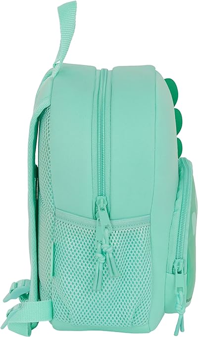 MOCHILA NEOPRENO SAFTA "DINOSAURIO" 20x25x9cm