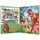 Dino World con pegatinas en relieve 11881