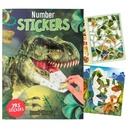 Dino World  libro de pegatinas por núm 12487