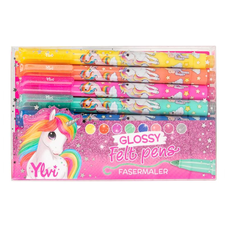 Ylvi set de rotuladores con brillo 12094