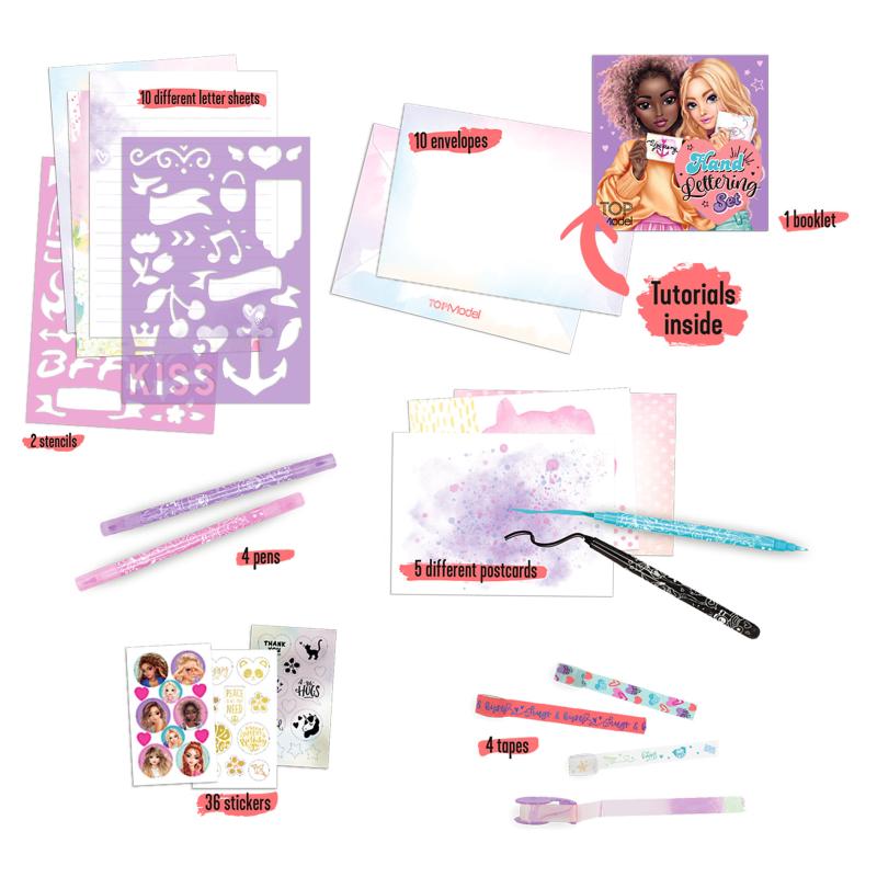 TOPModel Set de Cartas y Lettering Bo 12618