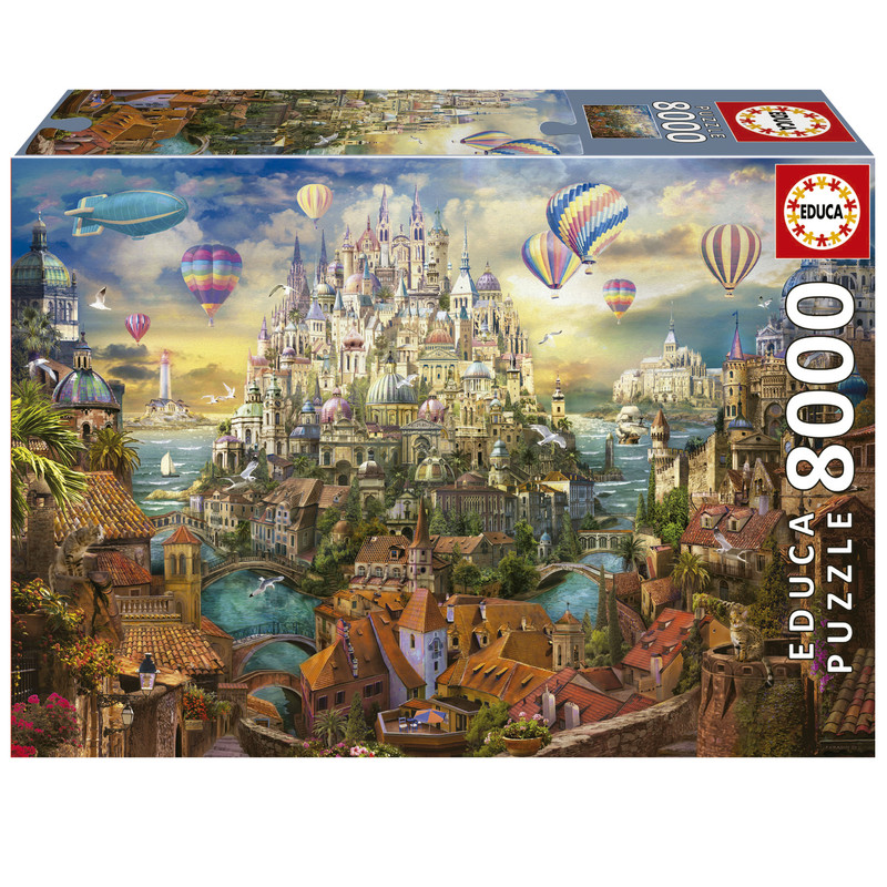 PUZZLE 8000 CIUDAD DE LOS SU EDUCA 19570