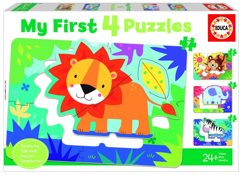 PUZZLE ANIMALES DE LA SELVA "MY FIRST PUZZLES" EDUCA 18897