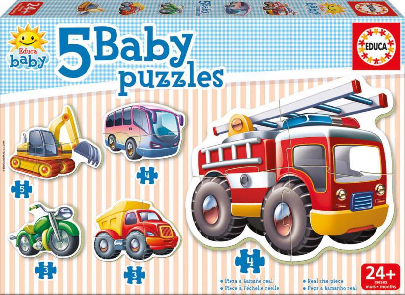 PUZZLE BABY VEHÍCULOS  EDUCA 14866
