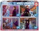 PUZZLE MULTI 4 FROZEN 2 50-80-100-150 EDUCA 18640