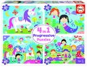 PUZZLE MULTI 4 MUNDO DE FANTASÍA 20-40-60-80 "4 IN 1 PUZZLES" EDUCA 18905