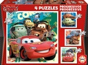 PUZZLE PROGRESIVOS CARS 2 12-16-20-25 EDUCA 14942