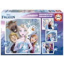 PUZZLE PROGRESIVOS FROZEN 12-16-20 EDUCA 19735