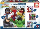 PUZZLE PROGRESIVOS SPIDEY & HIS AMAZING FRIENDS 12-16-20-25 EDUCA 19295
