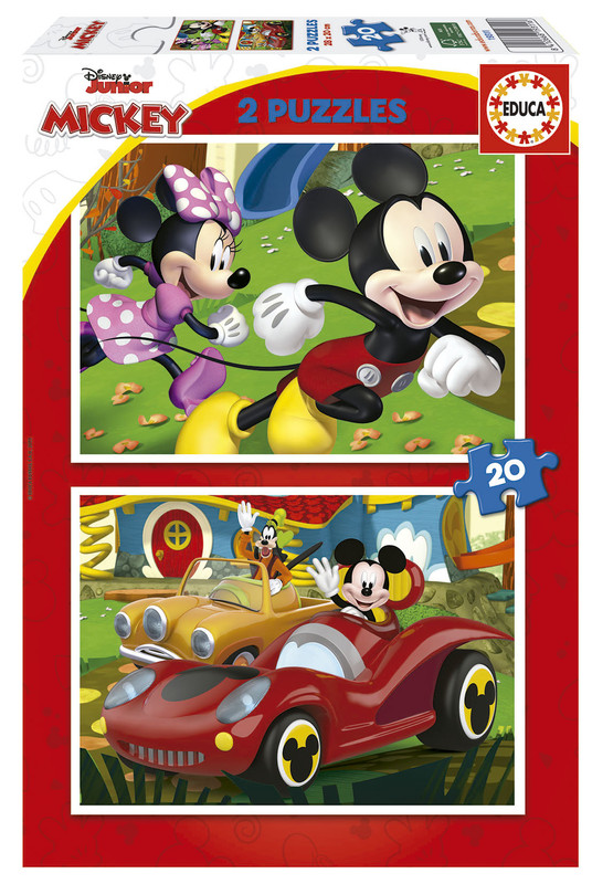 PUZZLE 2X20 MICKEY MOUSE FUN HOUSE FS EDUCA 19311