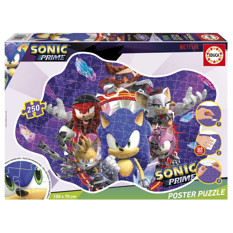 PUZZLE 250 SONIC PRIME POSTER PUZZLE EDUCA 20026
