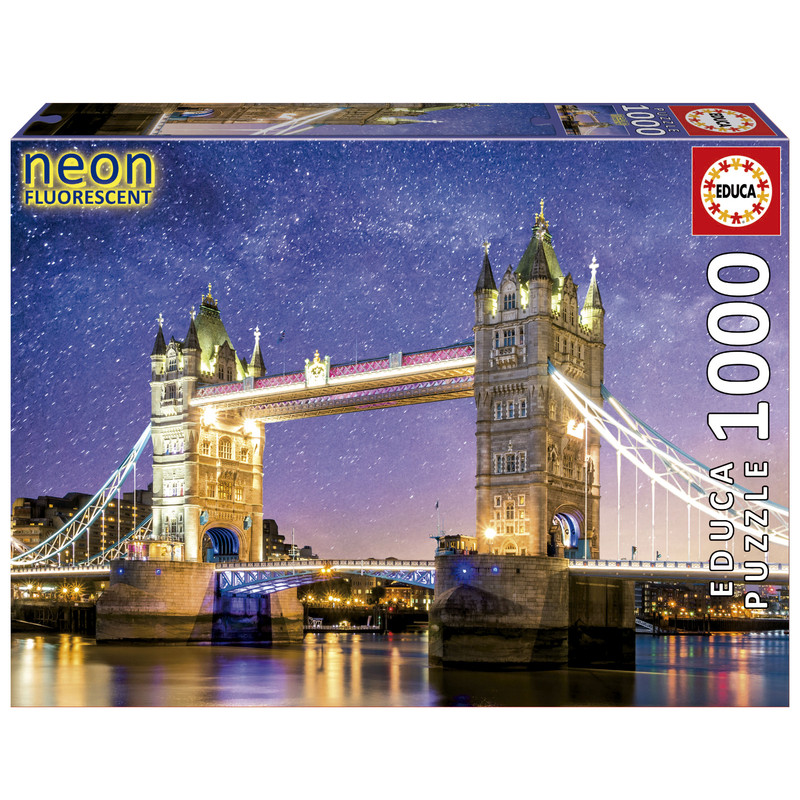 PUZZLE 1000 TOWER BRIDGE NEON EDUCA 19930