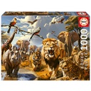 PUZZLE 1000 ANIMALES SALVAJES FSC(R) EDUCA 19920