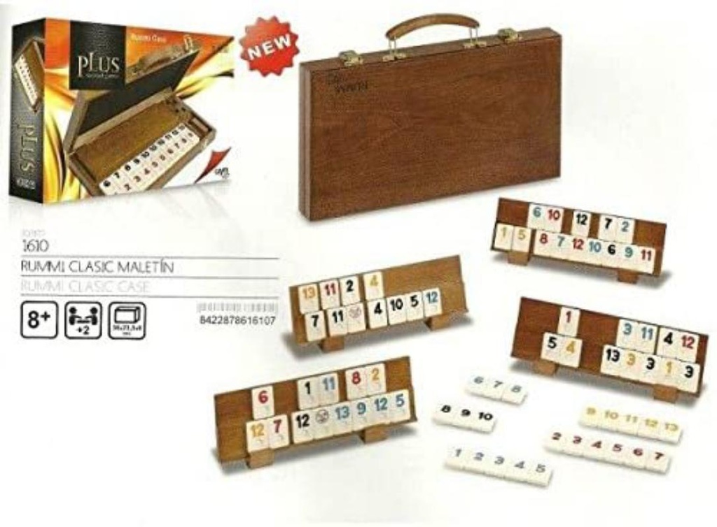 MALETIN RUMMI PLUS DE LUXE CAYRO 1610 JUEGOS DE MESA