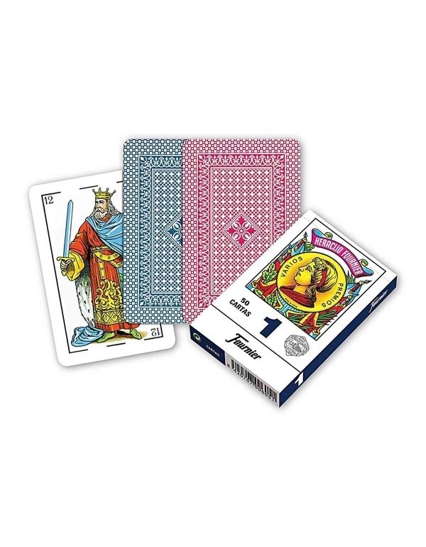 BARAJA ESPAÑOLA 50 C. FOURNIER CAJA CARTON JUEGOS DE MESA