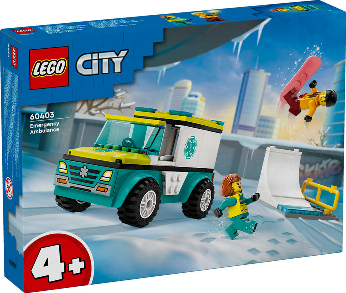 Ambulancia de Emergencias y.. V29 LEGO  60403