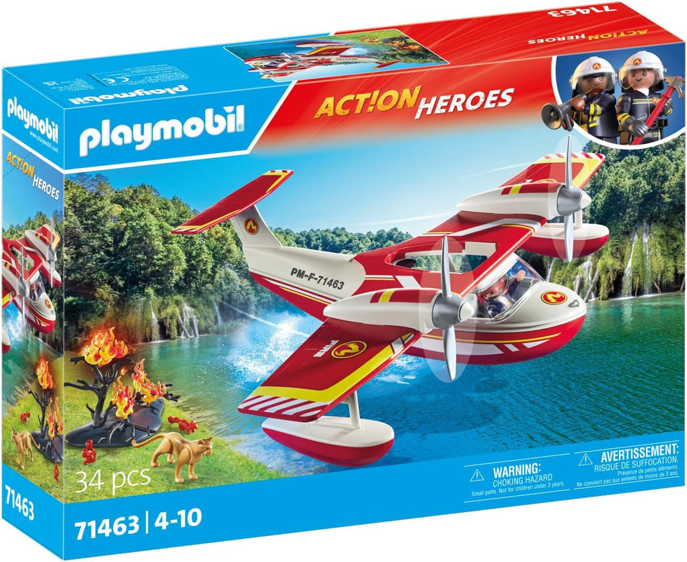 Hidroavión de bomberos PLAYMOBIL 71463