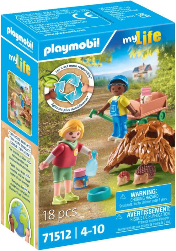 Cuidados de la familia de erizos PLAYMOBIL 71512