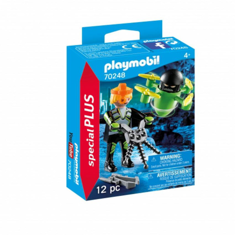 Agente con Dron PLAYMOBIL  70248