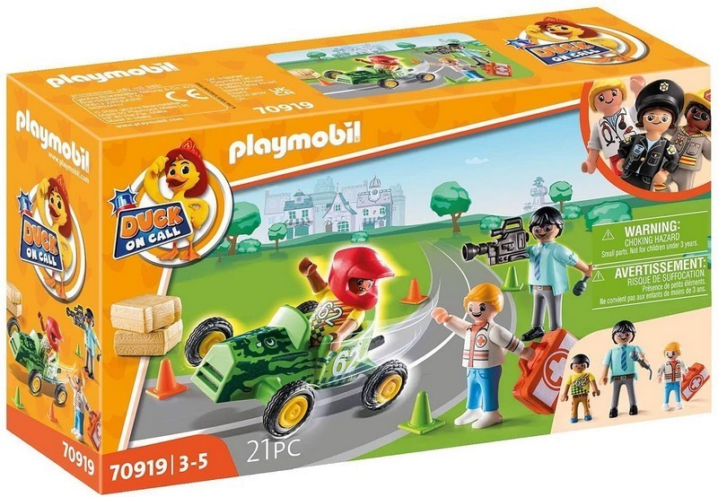 D.O.C - Acción Ambulancia. Ayuda al piloto de carreras PLAYMOBIL 70919