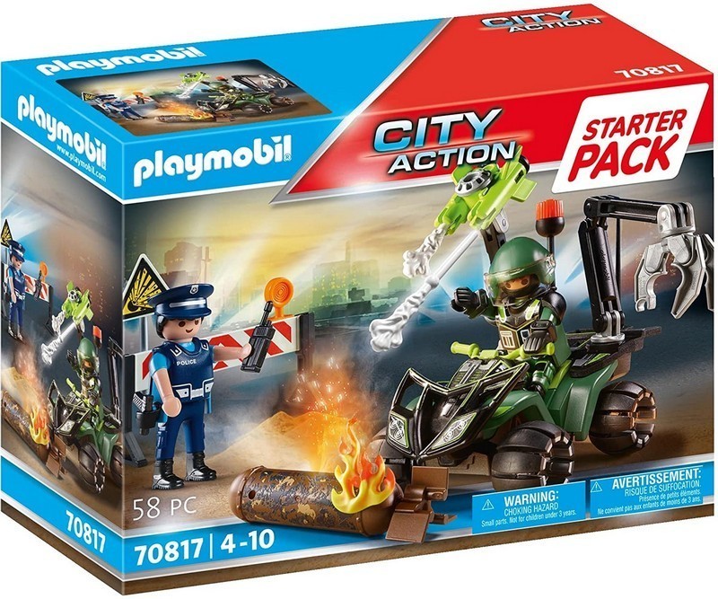 Starter Pack Policía: entrenamiento PLAYMOBIL 70817