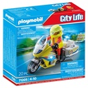 Moto de Emergencias con luz intermitente PLAYMOBIL 71205
