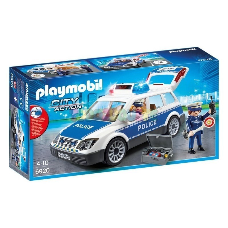 Coche de Policía con Luces y Sonido PLAYMOBIL 6920