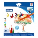 CAJA 24 LAPIZ TRIANGULARS AQUAREL-LABL