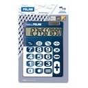 Blíster calculadora azul 10 dígitos