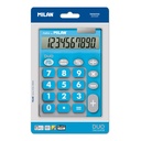 Blíster calculadora Duo azul 10 dígitos
