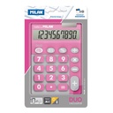 Blíster calculadora Duo rosa 10 dígitos