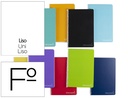Cuaderno espiral liderpapel folio witty tapa dura 80h 75gr liso sin margen colores surtidos.