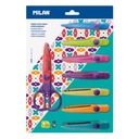 BLISTER TIJERAS ZIGZAG 8 HOJAS INTERCAN