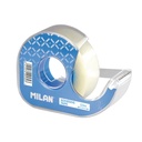 dispensador cinta adhesiva transparente brillante 19 mm x 33 m