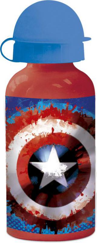 STOR BOTELLA ALUMINIO PEQUEÑA 400 ML. CAPTAIN AMERICA ICON