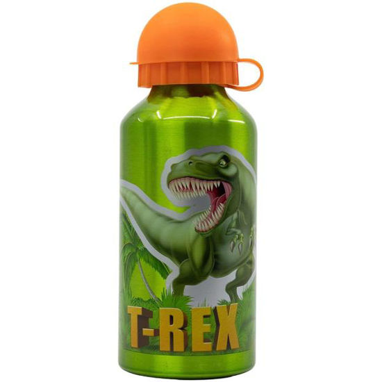STOR BOTELLA ALUMINIO PEQUEÑA 400 ML. DINOSAUR T-REX 26234