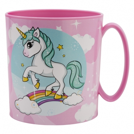 STOR TAZA MICRO 350 ML. UNICORN RAINBOW