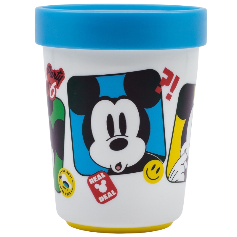 STOR VASO ANTIDESLIZANTE PREMIUM BICOLOR 250 ML MICKEY MOUSE FUN-TASTIC 74395