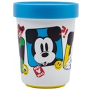 STOR VASO ANTIDESLIZANTE PREMIUM BICOLOR 250 ML MICKEY MOUSE FUN-TASTIC 74395