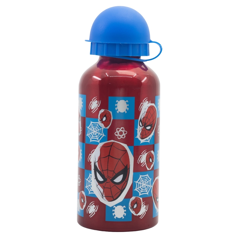 STOR BOTELLA ALUMINIO PEQUEÑA 400 ML SPIDERMAN ARACHNID GRID 74734