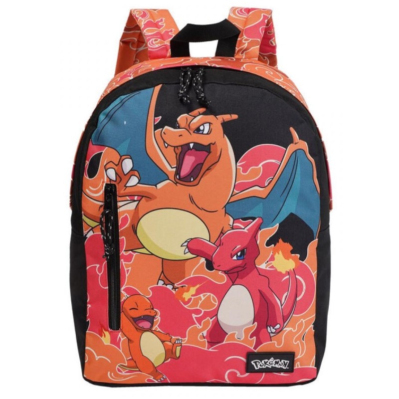 MOCHILA JUVENIL ADAPTABLE A TROLLEY POKÉMON - CHARMANDER 41cm xxcm