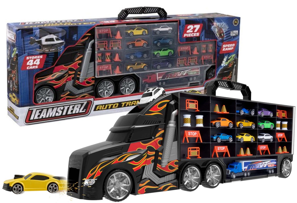 Teamsterz Trailer Almacén con 9 Coches