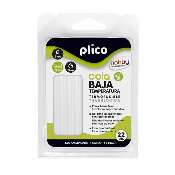 Blíster 22 Barritas MINI, Baja Temperatura PLICO  1651