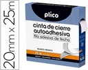 Cremallera textil adhesiva 25 M/Blanco