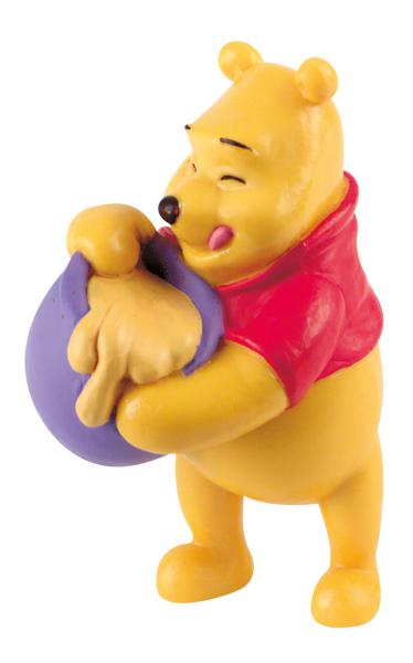 Winnie de pie + miel FIGURAS DE PVC WINNIE THE POOH
