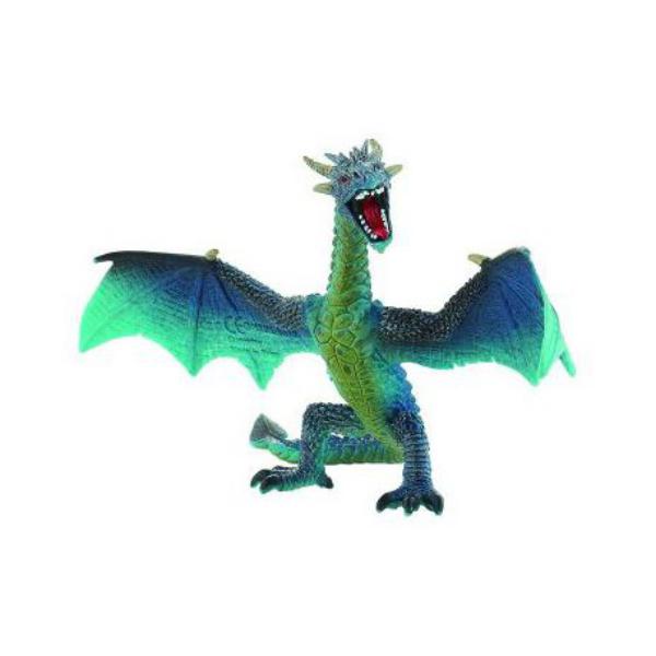 Dragon alas abiertas verde FIGURAS DE PVC FIGURAS DE DINOSAURIOS