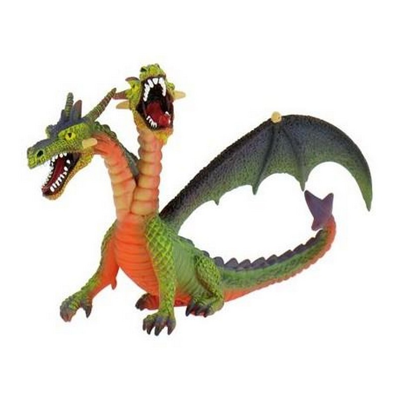 Dragon dos cabezas verde