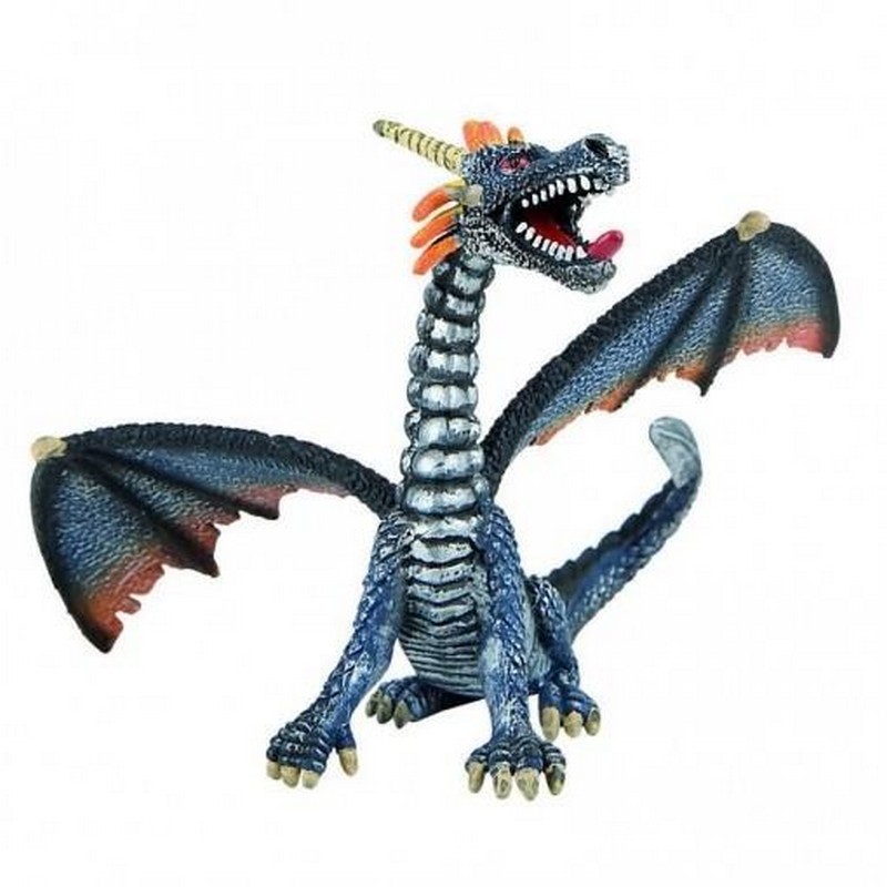 Dragon sentado gris